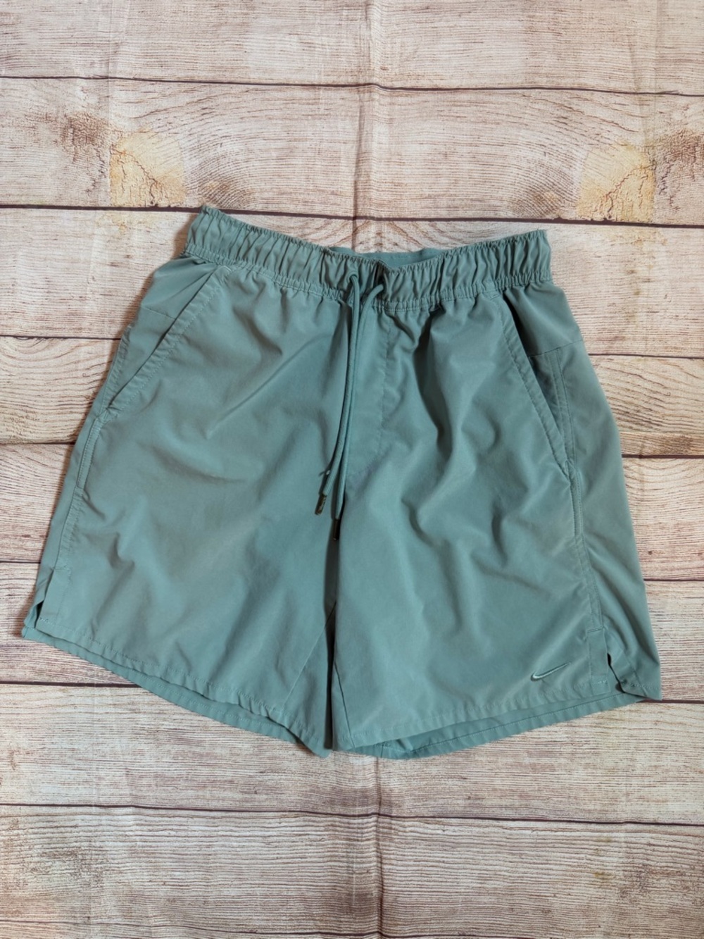 Nike‎ Men's Teal Athletic Workout Lifting Running Drawstring Shorts